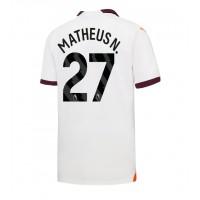 Manchester City Matheus Nunes #27 Auswärtstrikot 2023-24 Kurzarm